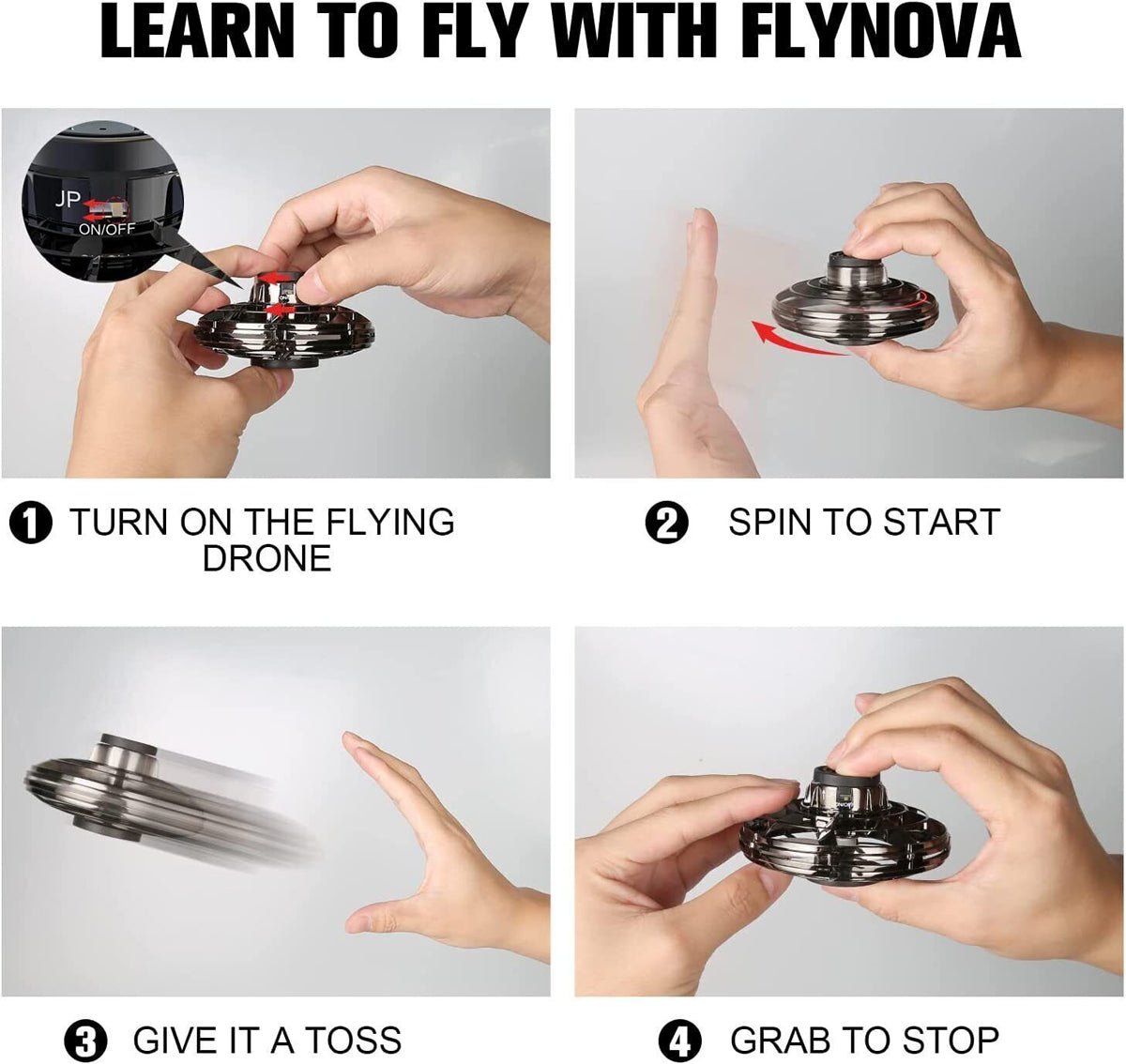 HoverSpin™ Flying Disc Drone